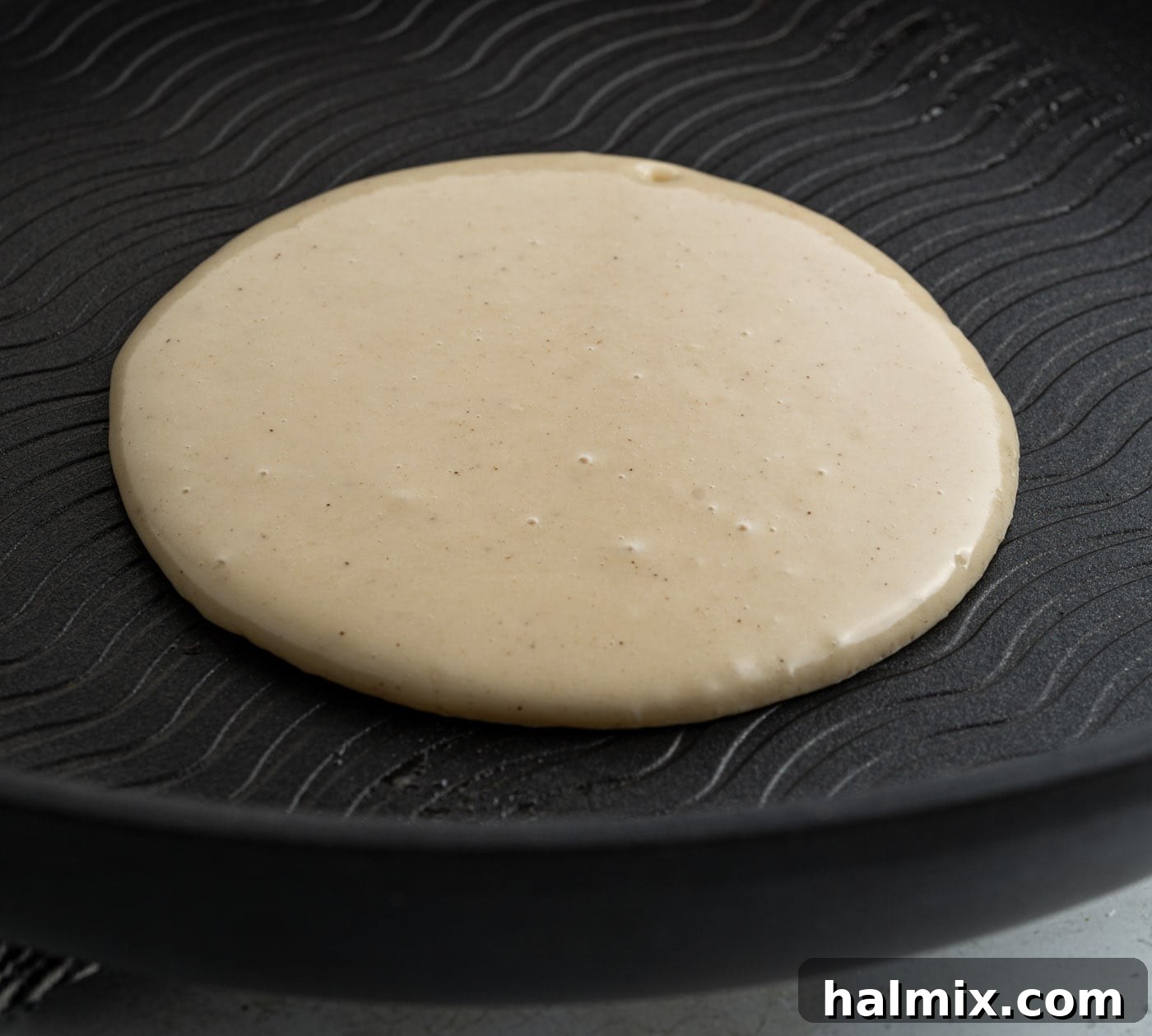 pancake on a griddle