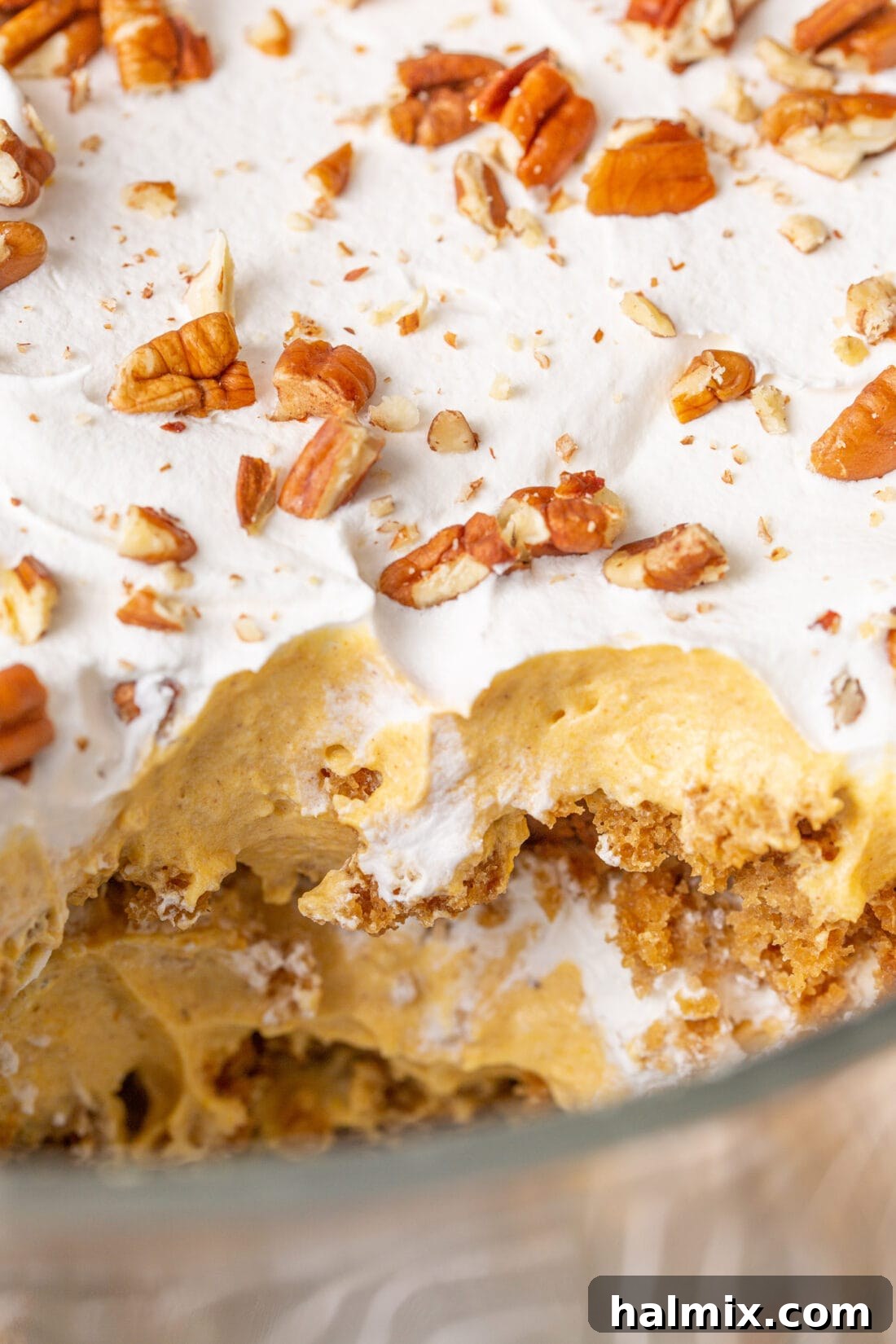 sections removed from Pumpkin Trifle