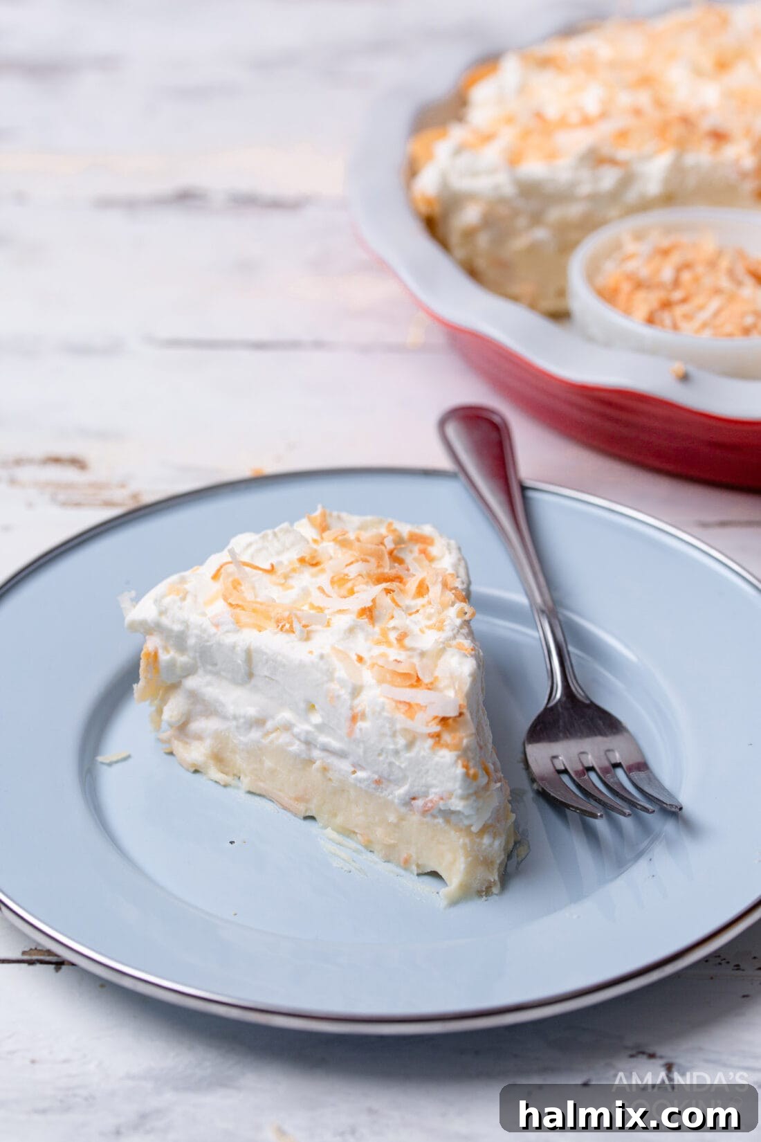slice of Coconut Cream Pie