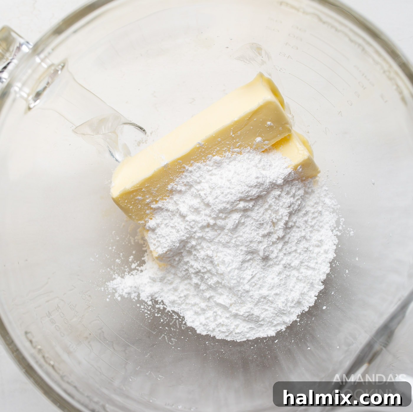 Buttery Danish Delights 5 Sugar and butter in a mixing bowl before creaming