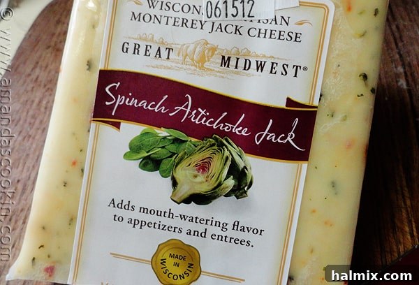 Spinach Artichoke Jack Cheese for a Unique Chowder Flavor