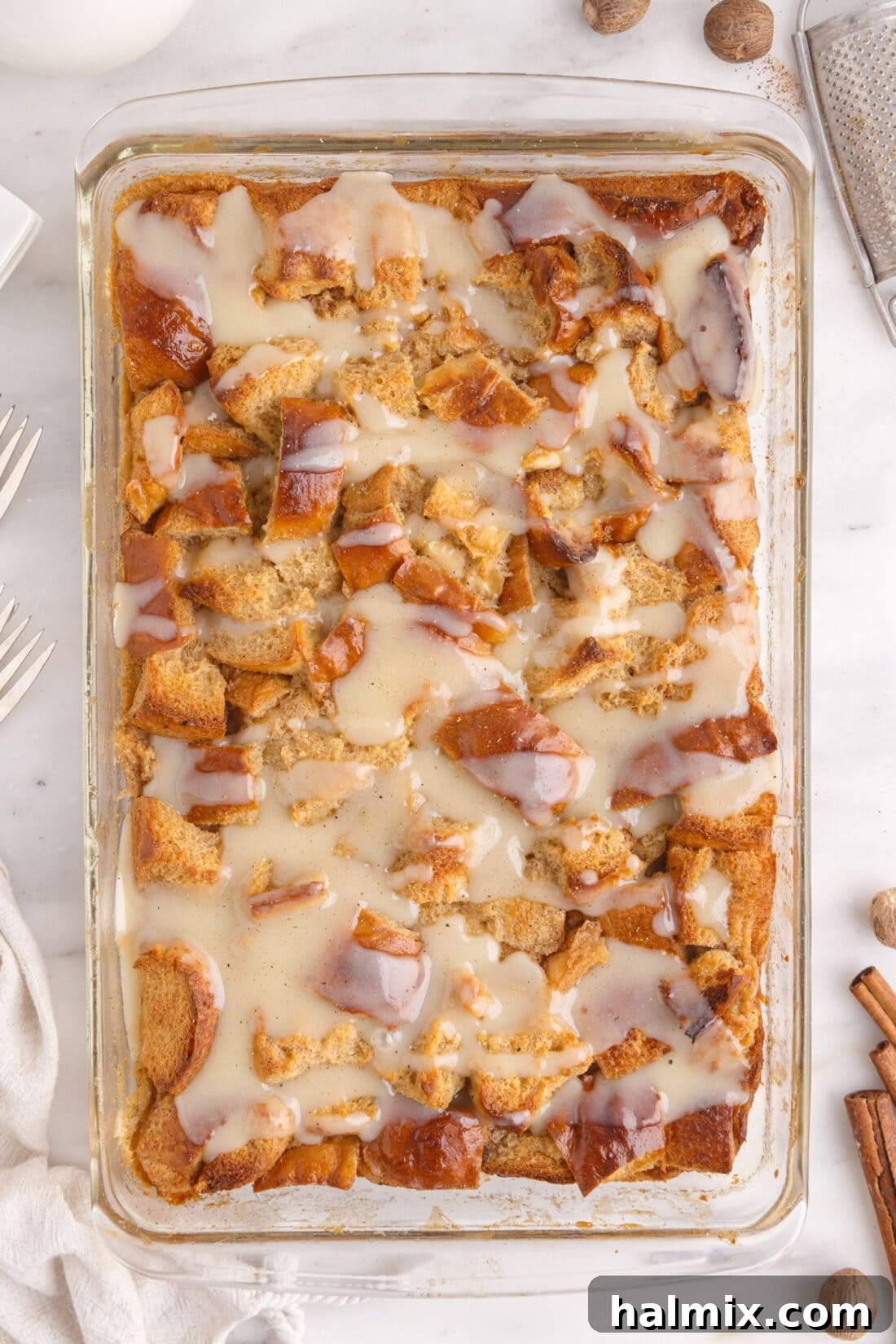 Decadent Bread Pudding Delight 2 pan of Bread Pudding
