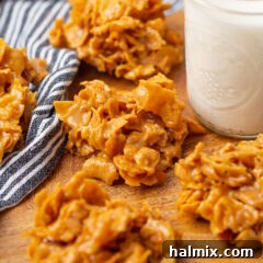 No Bake Cornflake Cookies