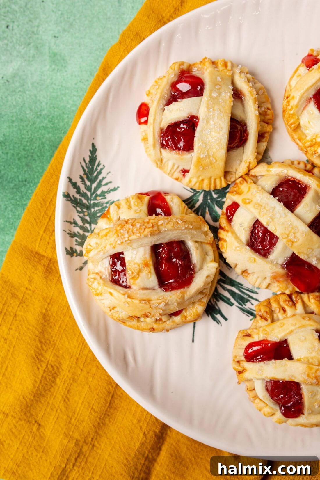 plate of Cherry Pie Cookies