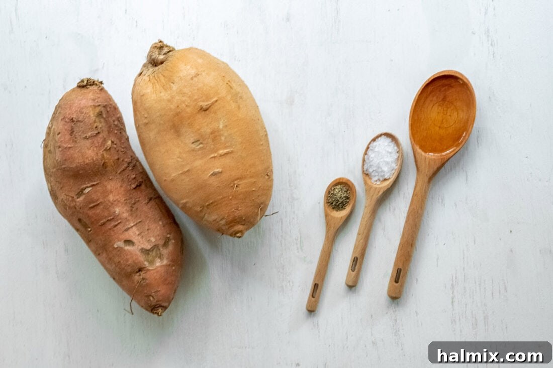 Homemade Air Fryer Sweet Potato Crisps 4 Air Fryer Sweet Potato Chips ingredients