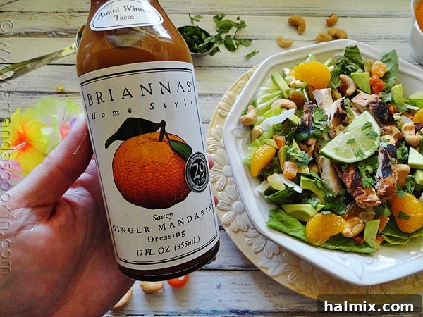 Key West Grilled Chicken Salad Key West Grilled Chicken Salad with a focus on its colorful components