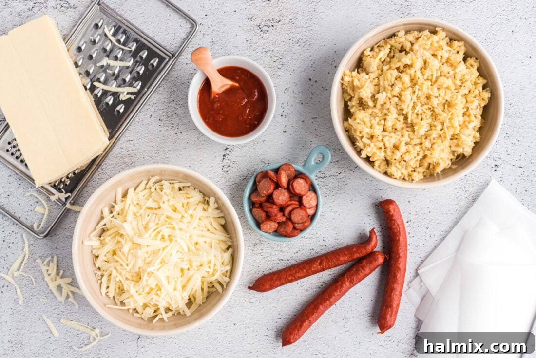 Cauliflower Pizza Poppers 4 Cauliflower Pizza Bites ingredients