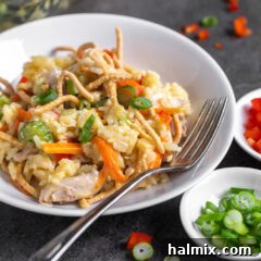 Chicken Chow Mein Casserole