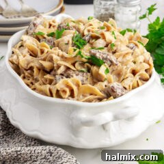 Instant Pot Beef Stroganoff
