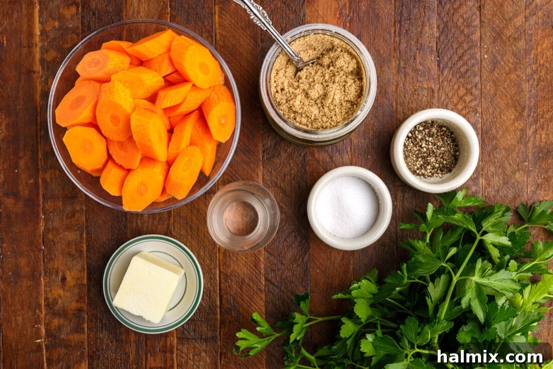 Glazed Carrots ingredients