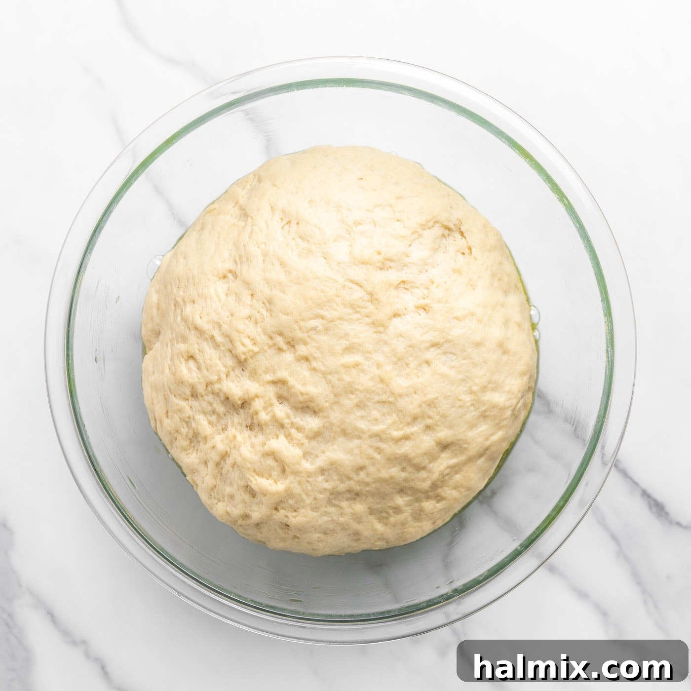 dough ball in a bowl