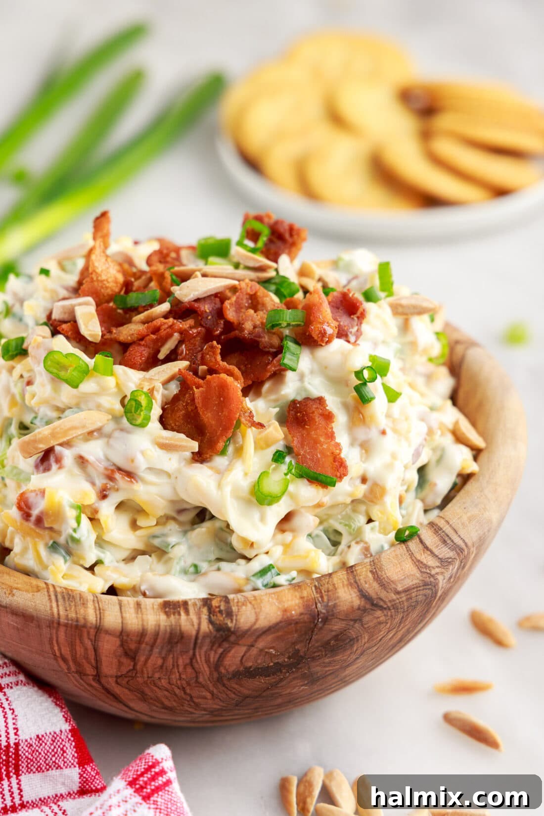 Million Dollar Dip and crackers