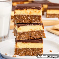Nanaimo Bars - a classic Canadian no-bake dessert.