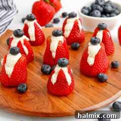 Cheesecake Stuffed Strawberries