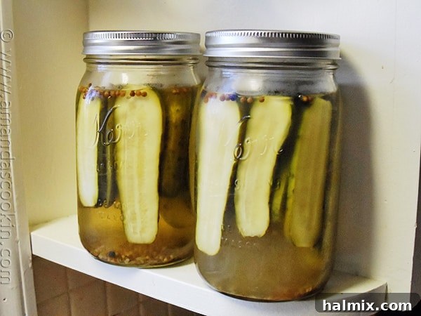 Homemade Claussen Pickles Copycat by AmandasCookin.com