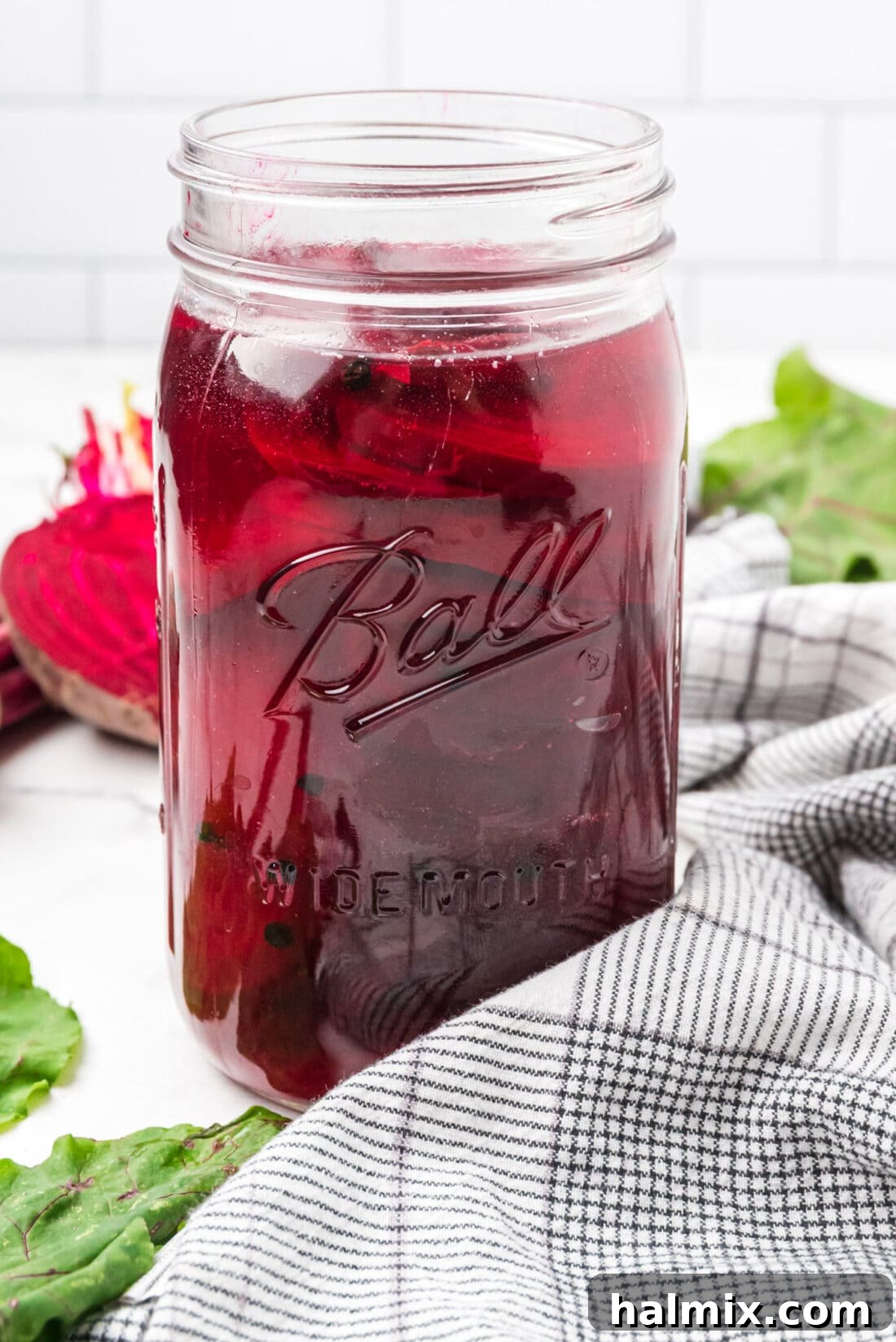 Pickled Beets in a jar