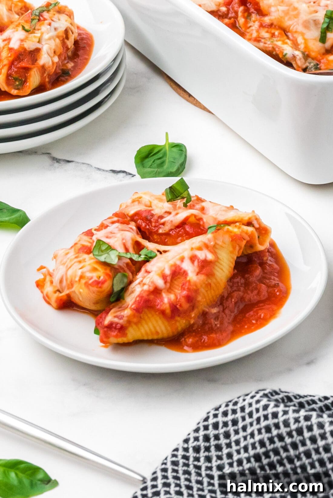 plate of Stuffed Shells