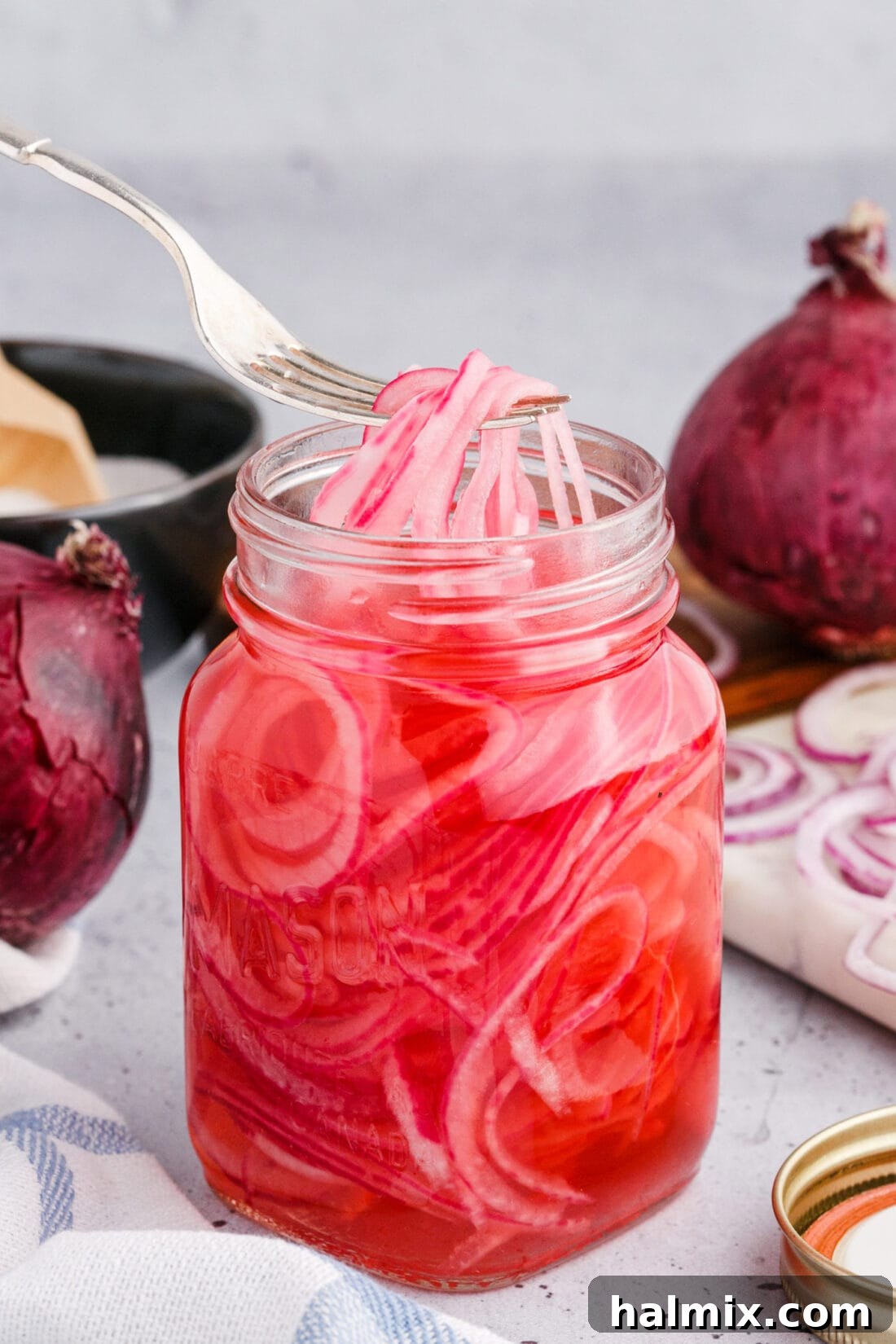 Pickled Onions in a jar