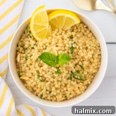 Zesty Lemon Couscous 9 Lemon Couscous