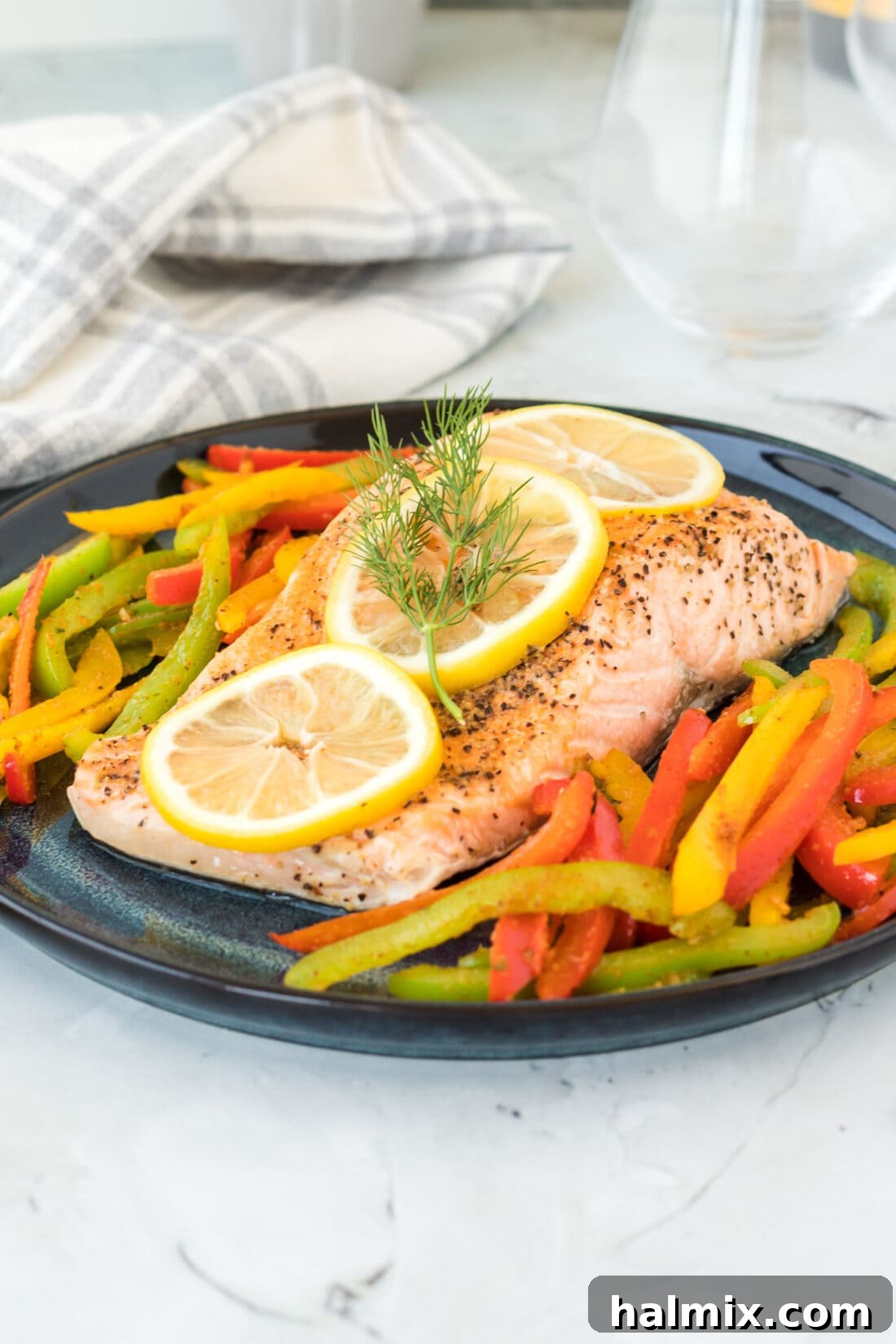 Perfect Instant Pot Salmon 3 salmon on a plate