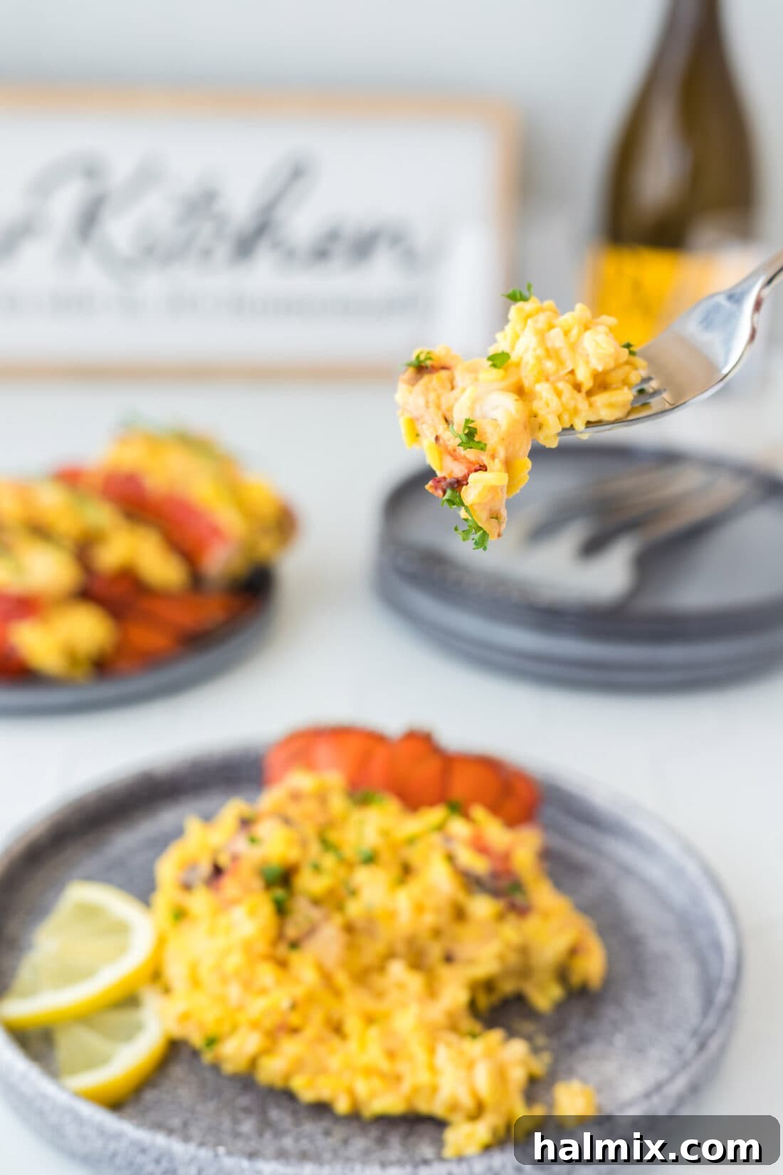 fork of Lobster Risotto