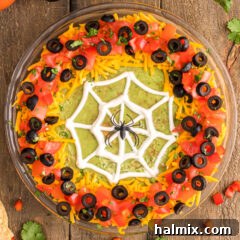 Spider Web Taco Dip
