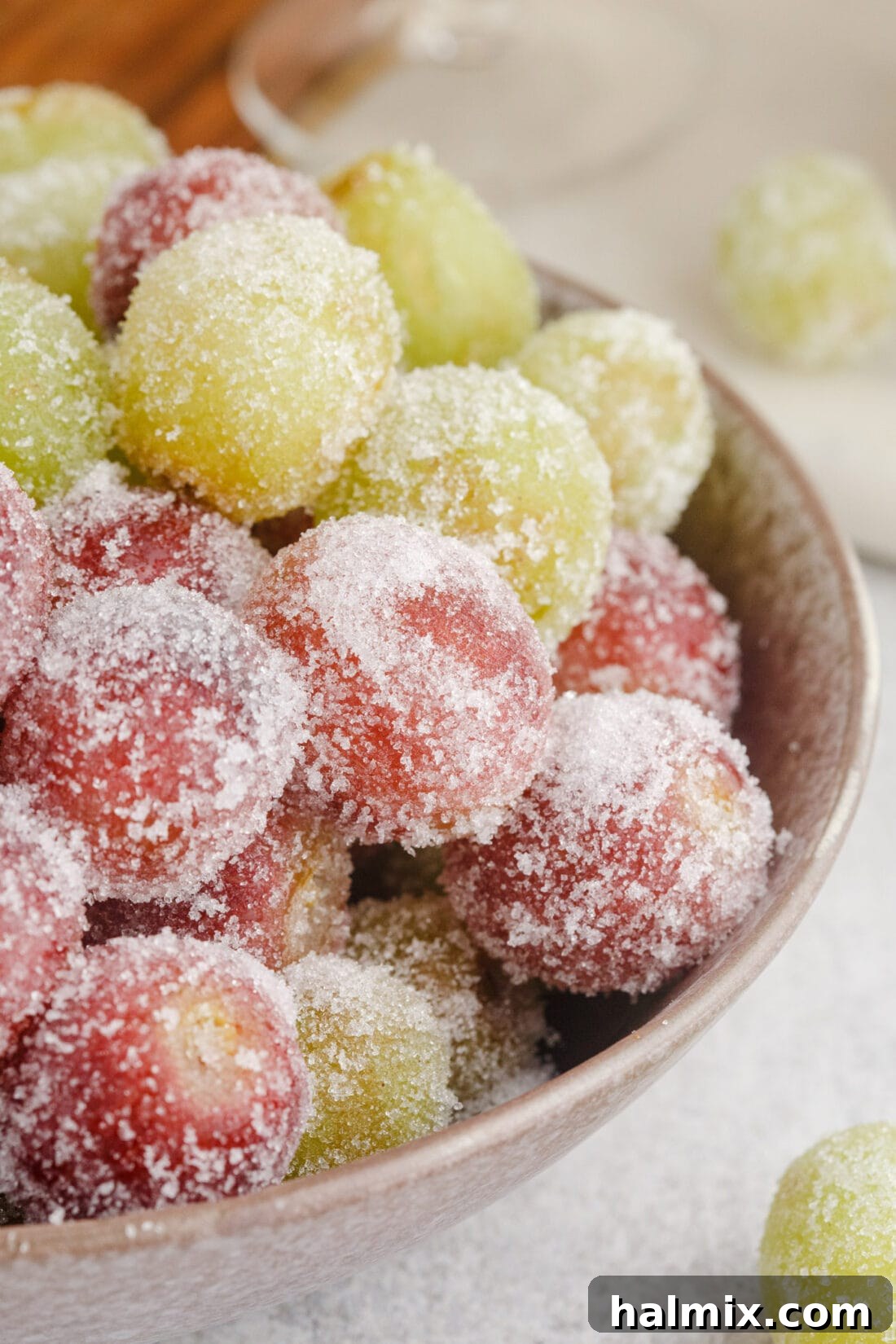 bowl of Prosecco Vodka Grapes