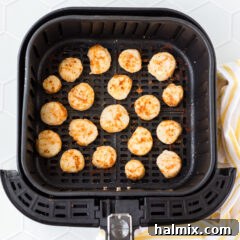 Scallops in an air fryer