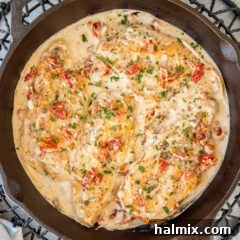 Marry Me Chicken in skillet