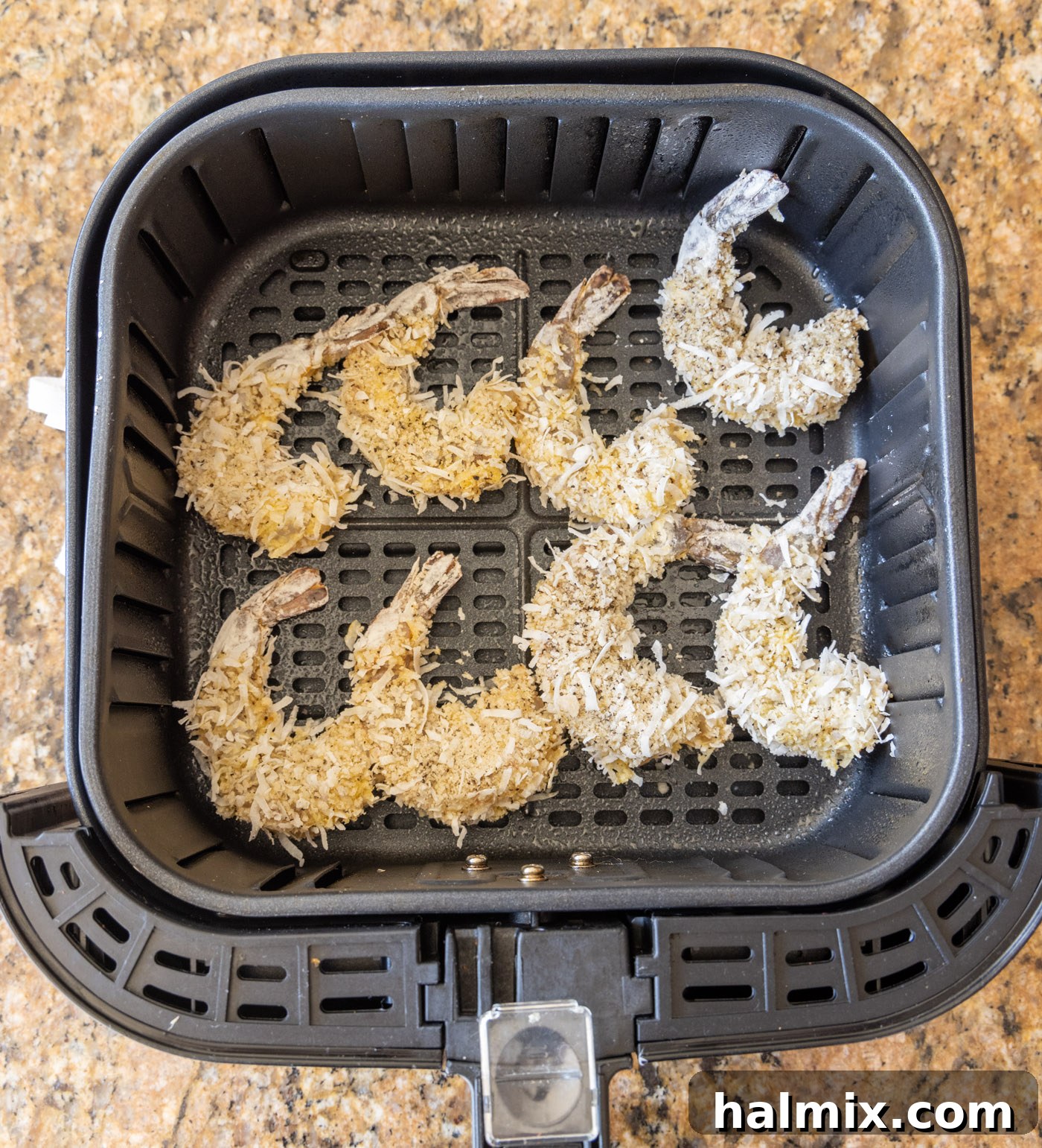 how to make air fryer coconut shrimp