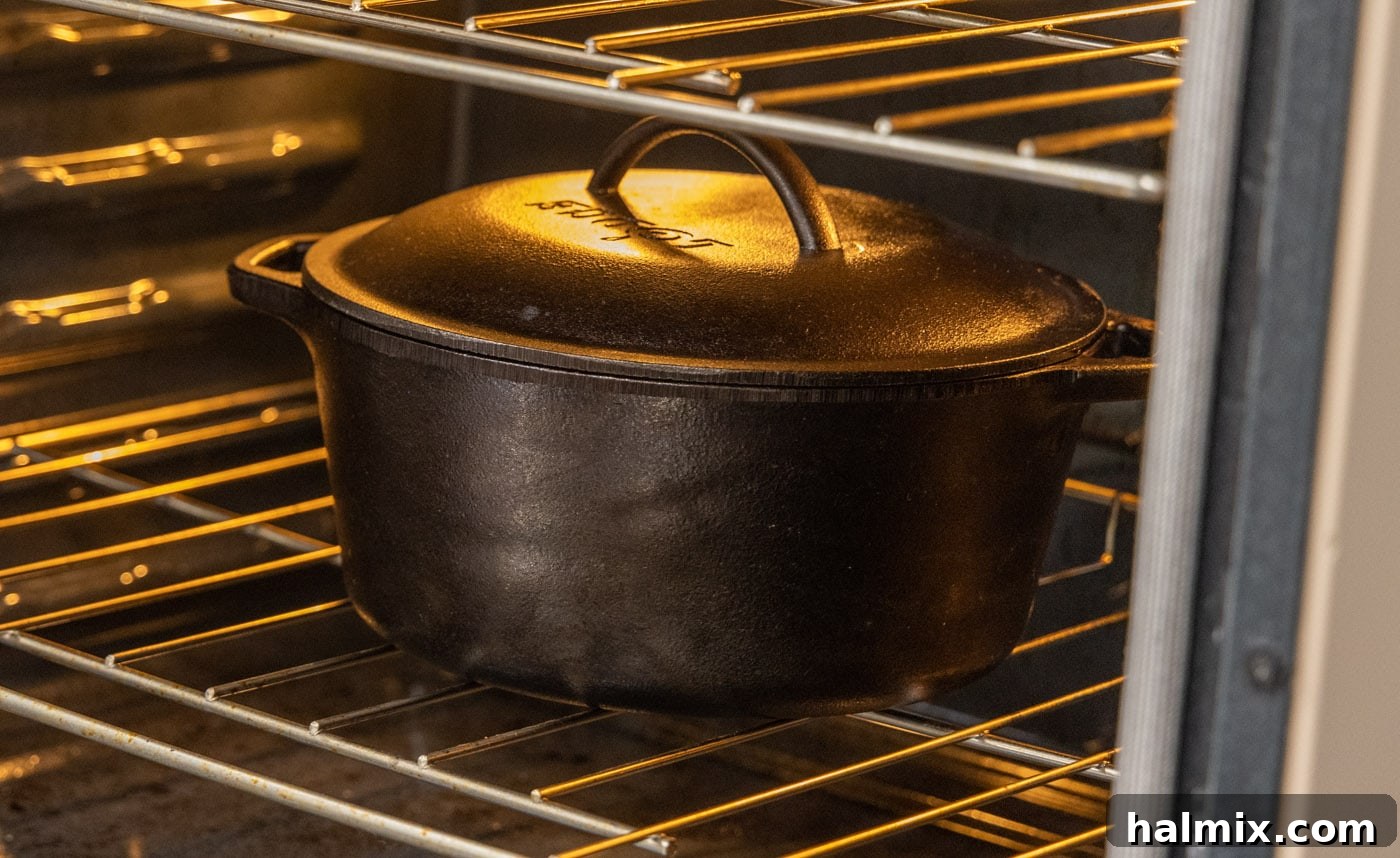 Meltingly Tender Veal Osso Buco 15 dutch oven in the oven