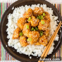 Plate of Orange Chicken