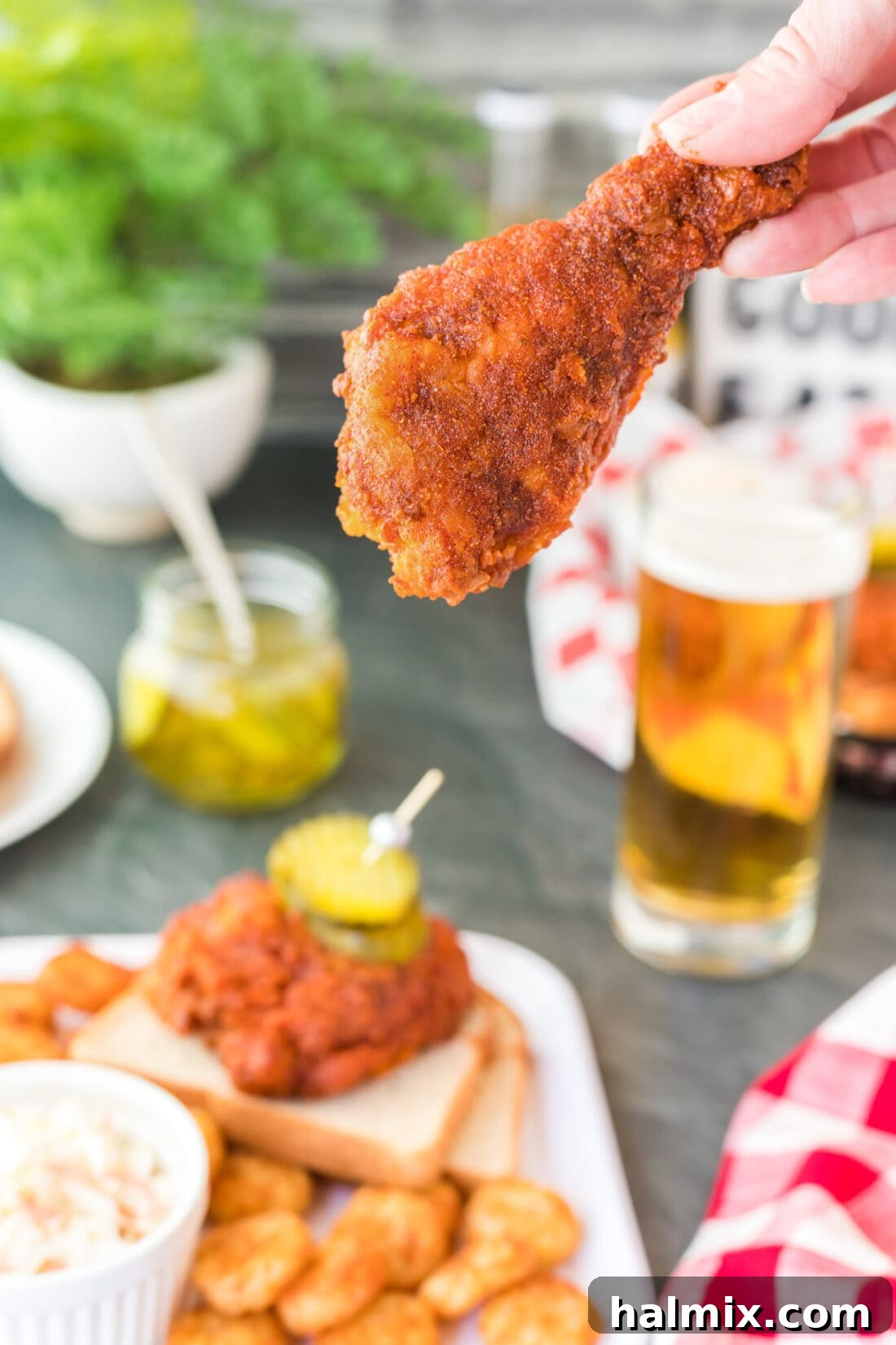 Piece of Nashville Hot Chicken