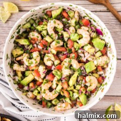 Zesty Shrimp Ceviche 16 Bowl of Shrimp Ceviche