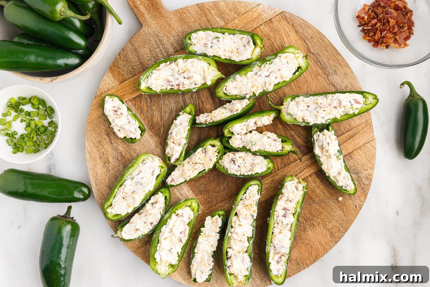 unbaked jalapeno poppers