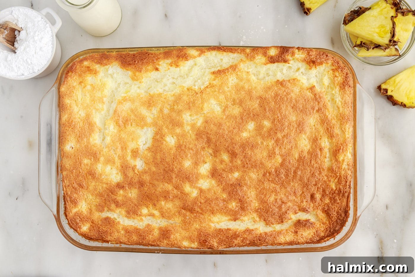 baked angel food cake using cake mix