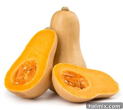 Low Carb Vegetables: Your Essential Guide to What to Eat and What to Skip 15 A whole butternut squash isolated on a white background.