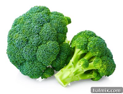 Low Carb Vegetables: Your Essential Guide to What to Eat and What to Skip 9 A fresh head of green broccoli florets.