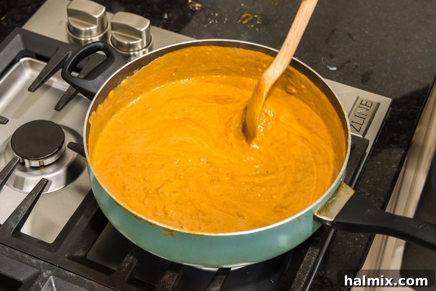 orange creamy tomato sauce for chicken tikka