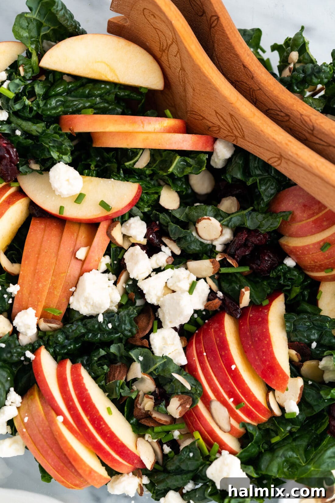 Close up of Kale Salad