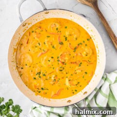 Skillet of Shrimp Curry