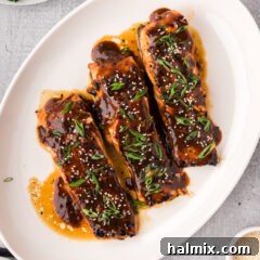 Platter of Teriyaki Salmon