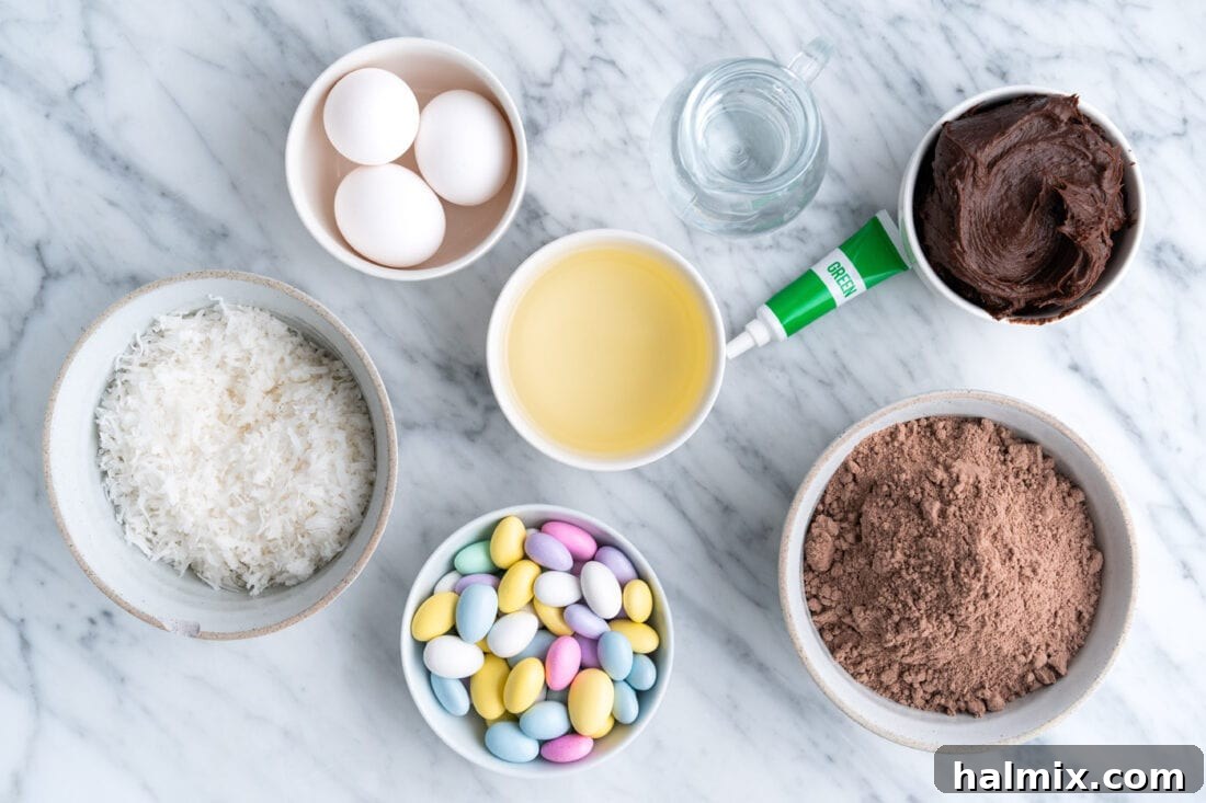 Whimsical Easter Nest Cupcakes 4 Ingredients for Easter Nest Cupcakes