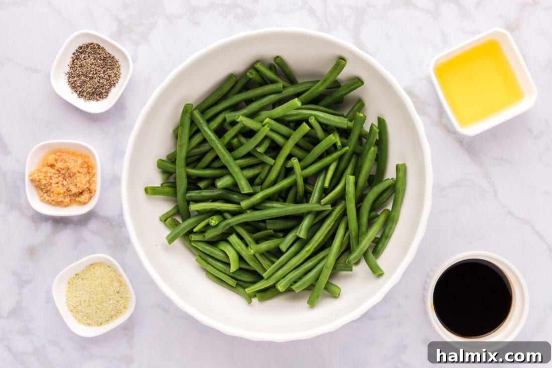 Crispy Roasted Green Beans 4 Ingredients for Roasted Green Beans