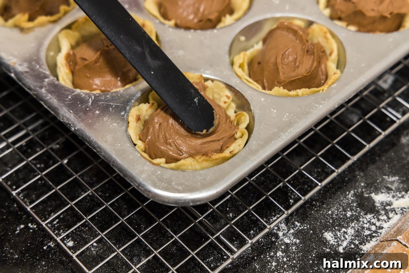 Decadent Mini French Silk Treats 26 leveling french silk pie