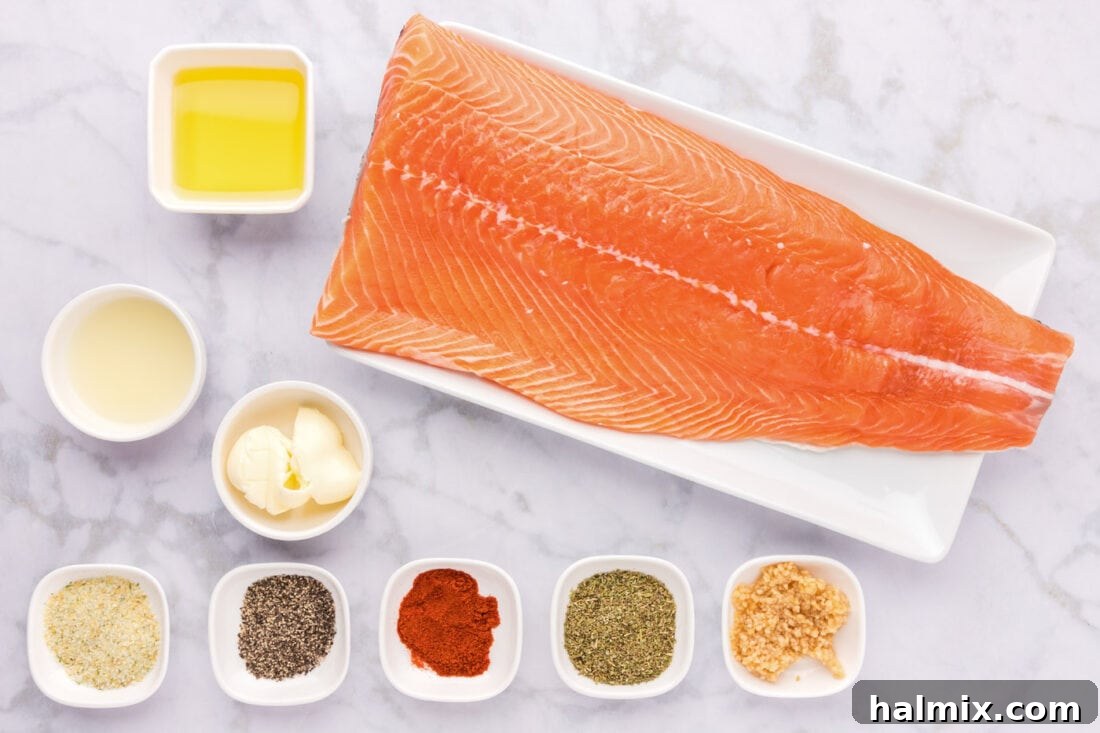 Ingredients for Salmon Marinade