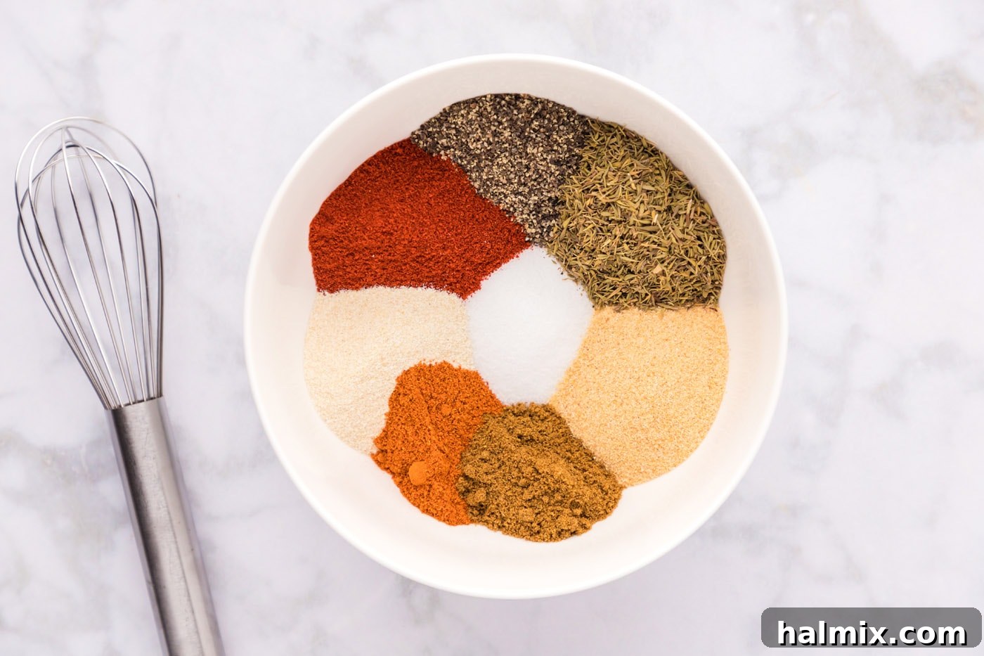 cajun seasoning ingredients in a bowl