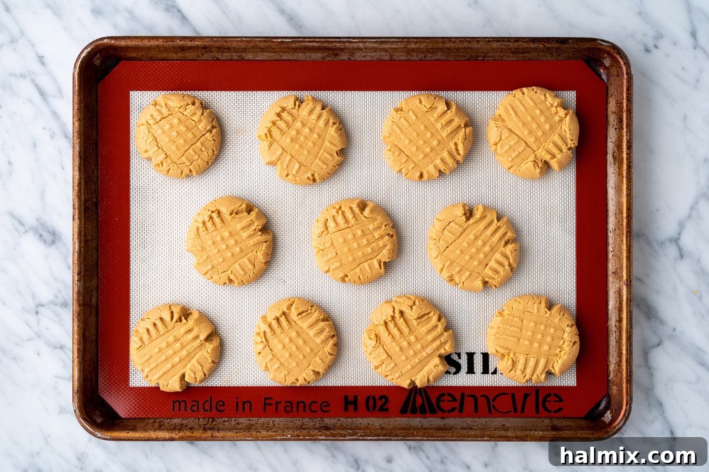 baked cake mix peanut butter cookies