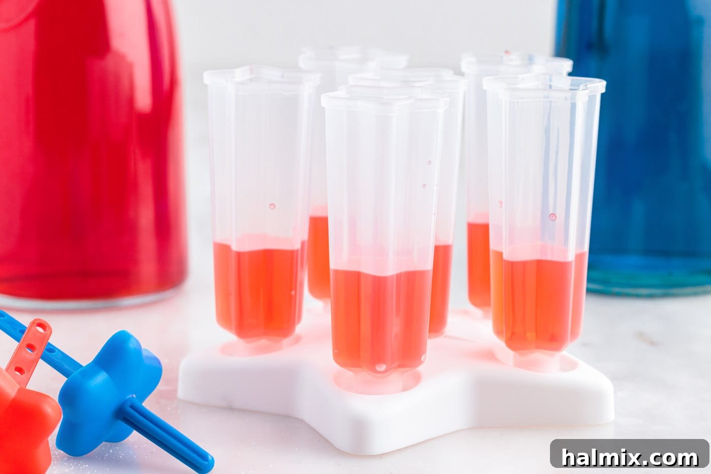 cherry Koolaid layer for bomb pop recipe