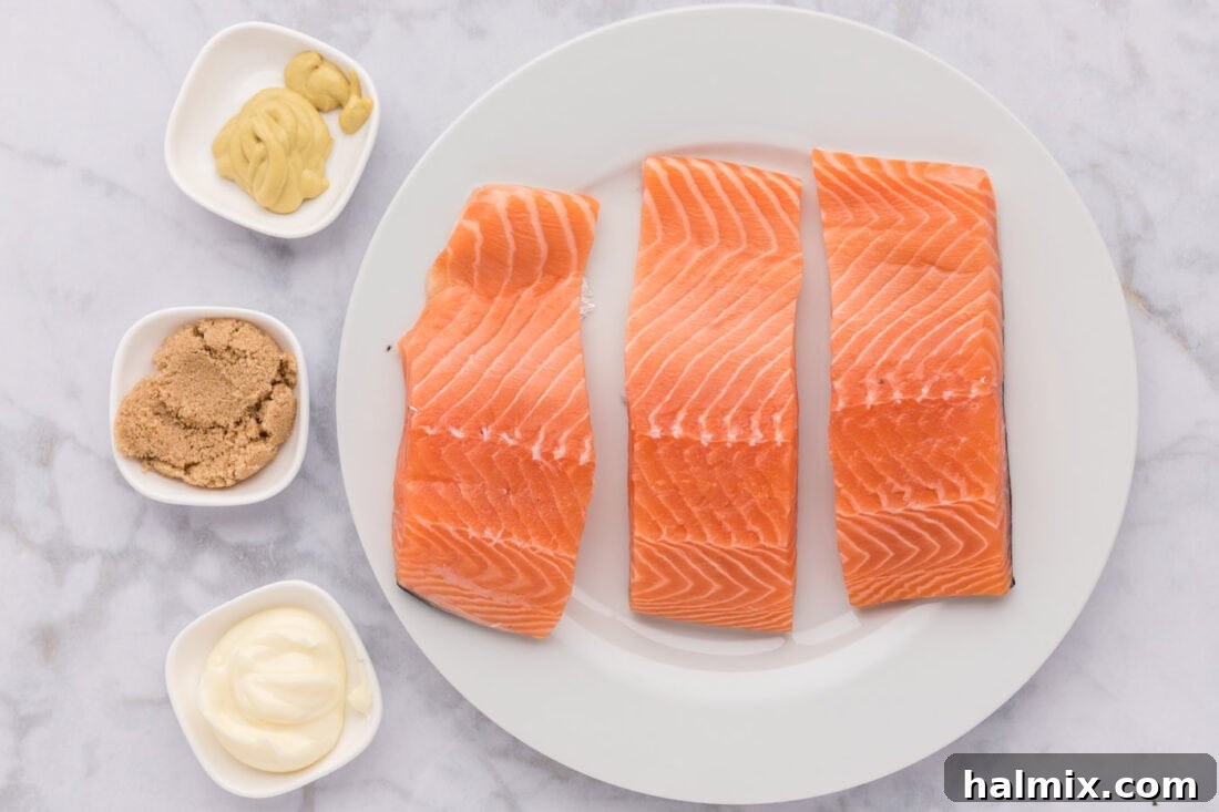 Ingredients for Brown Sugar Salmon